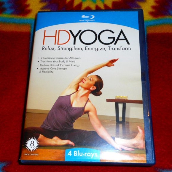HD Yoga (Blu-ray Disc, 2012, 4-Disc Set, Topics) - Picture 2 of 3